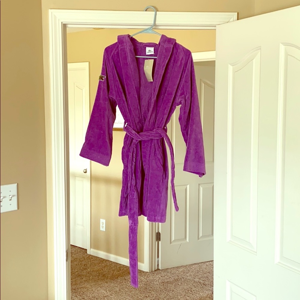 Lacoste Bathrobe Rare Purple
